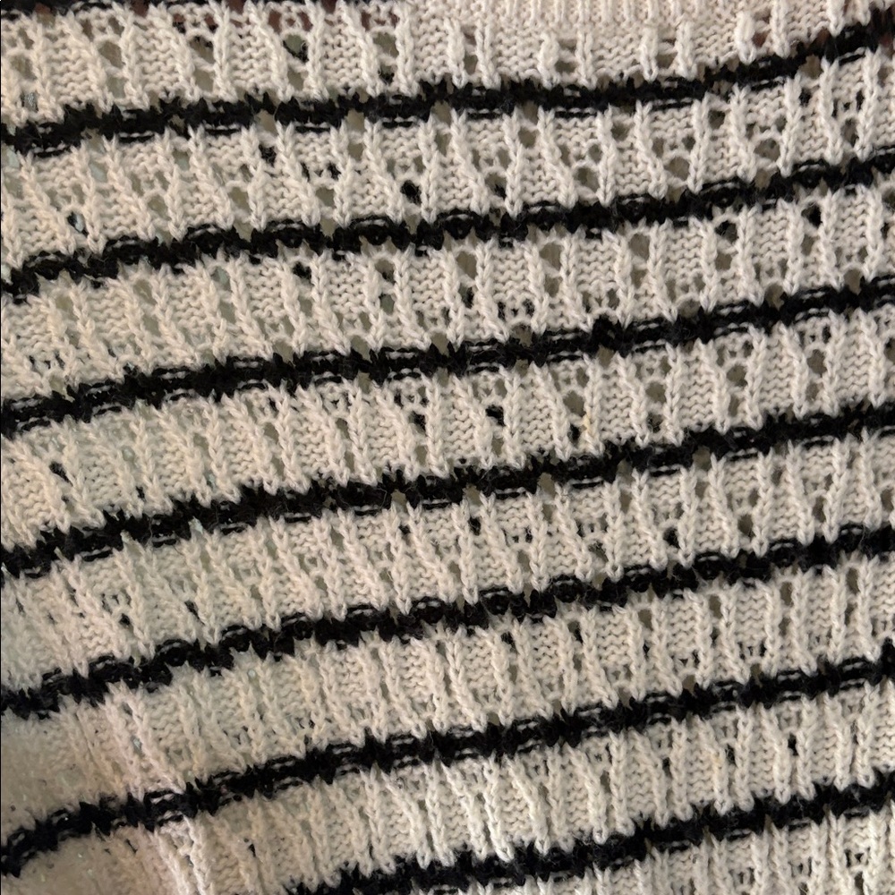 Striped Knit Sweater Dress Size M - Picture 3 of 4